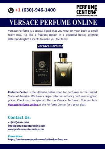 who invented versace perfume|Versace perfume online store.